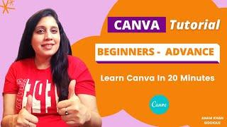 Full Canva Tutorial 2022 In Hindi || Canva Tutorial For Beginners In Hindi || How To Use Canva