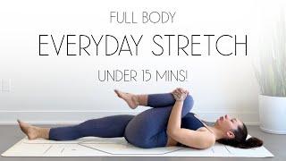 10 Min EVERYDAY YOGA Full Body Stretch (Beginner Friendly Yoga)