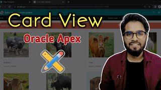 How to Make Card view || Oracle Apex Bangla tutorial || Study with Rafiq