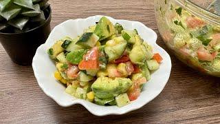  “La ensalada más exquisita y nutritiva de aguacate”