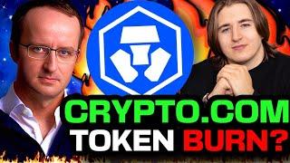 CRYPTO.COM BREAKING NEWS! (CRO COIN BURNS INCOMING!) - CRONOS PRICE PREDICTION!