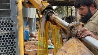 Repairing Caterpillar Bulldozer Diesel Engine