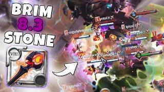 8.3 BRIMSTONE BOMB IN CASTLE !! | CHIPS | EQMS | Albion Online ZVZ