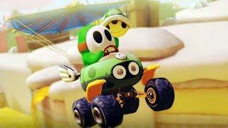 Mario Kart 8 - Mushroom Cup 50cc (Green Shy Guy Gameplay)