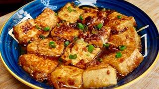 红烧豆腐大人孩子都爱吃；营养又健康，简单易做️Braised tofu Adults and children love to eat; nutritious and healthy