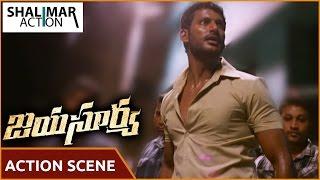 Jayasurya Movie || Vishal Chasing Action Scene || Vishal, Kajal Aggarwal || Shalimar Action