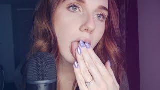 ASMR | Spit Painting YOU & Wet Mouth Sounds  (slightly chaotic, only a little bit)