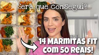 MARMITAS SAUDÁVEIS PARA UMA SEMANA COM 50 REAIS!!