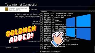 Enable GoldHen with PPPwn on Windows for PS4 9.00