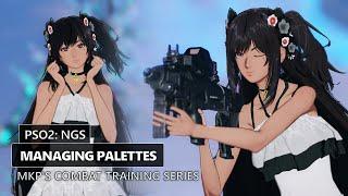 PSO2: NGS - Mkp's Combat Training - Managing Palettes (Tips & Tricks)
