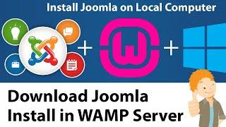 How to Download Joomla & Install in WAMP Server, Install Joomla on Localhost WAMP in hindi