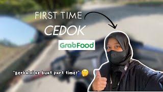 1st time buat grabfood? Rider perempuan? | Day 1 | #Grabfoodvlog