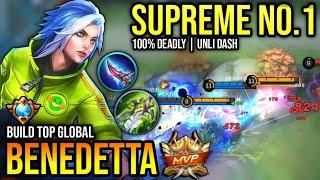 BENEDETTA BEST BUILD 2023 | TOP GLOBAL BENEDETTA GAMEPLAY | MOBILE LEGENDS