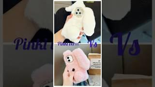 White fur  V's pink fur //hills //nails //dress //handbag //etc...//#shortvideo #ytshorts