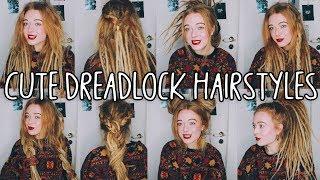 8 Cute & easy dreadlocks hairstyles