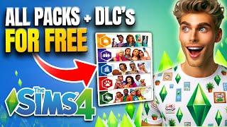 Sims 4 Expansion Packs for FREE - How to Get ALL Sims 4 DLC Packs for FREE in 2024 (LEGIT & EASY)