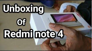 Unboxing Of Redmi note 4