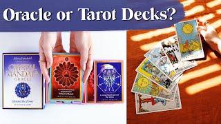 The difference between Oracle and Tarot Decks | Beginner Friendly