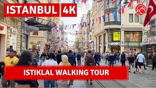 Istiklal Street Walking Tour May 2023|4k 60fps | Istanbul Walking Tour | İstiklal Caddesi