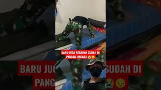 SUKA DUKA MENJADI TENTARA  #tni #tniindonesia #kopassus #shortvideo #tniad #sedih #intel #army