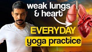 Now More Oxygen To Body | Yoga For Weak Heart | ​⁠@PrashantjYoga