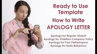 How to write apology letter for mistake