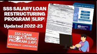 SSS Salary Loan Restructuring Program (SLRP) Updated 2022-23 || Steps by Steps Online Application