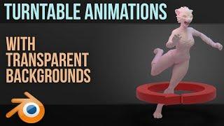 Turntable Animations | Blender 2.8 | Track camera & Follow path