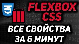 Flexbox CSS практический курс за 6 минут. Все свойства