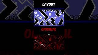 Slaughterhouse Layout VS Original! #geometrydash #shorts #gaming #music