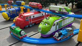 Chuggington & Thomas the Tank Engine  Build a course with the Big Chuggington series!