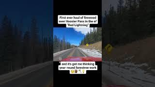 Risky FREEZING Trip Over Hoosier Pass to Ol' Doug Tilley's Firewood Fortress