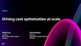 AWS re:Invent 2024 - Driving cost optimization at scale (MAM236)