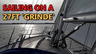 Sailing On The Limfjord, Denmark In A 27-Ft Danish "Grinde" Sailboat