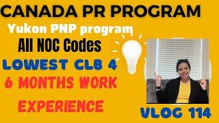 Yukon PNP program| Canada easy PR in 6 months| low IELTS needed |#canadapr #yukon #canadiandesivlogs