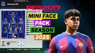 PES 2017 NEW MINI FACE PACK SEASON 2025 AIO