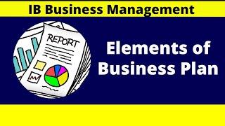 What are the elements of a business plan | #Shorts #businessplan #TeacherRK