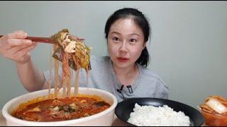 얼큰 칼칼~~~한 송돗골 하남본점 전통 육개장 2.4kg 폭풍흡입 먹방 hot spicy meat stew mukbang