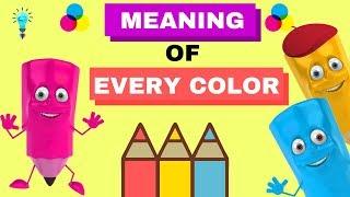 Did you know the meaning of colors? | thinking how | color meanings