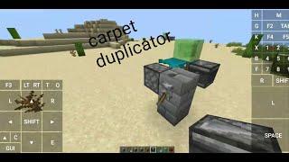 How to make carpet duper in pojavlauncher, minecraft java.NF Gamer bd.