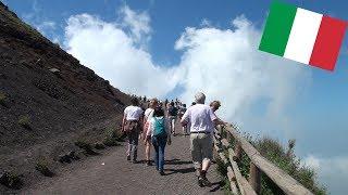 HIKING TO THE SUMMIT OF MOUNT VESUVIUS-The Volcano That Destroyed Pompeii!