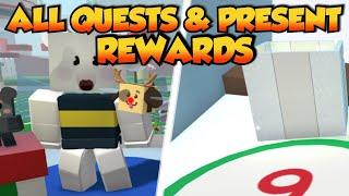 All Quests & Present Rewards In Part 1 Beesmas 2021!│Bee Swarm Simulator - Roblox