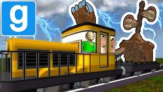 SIREN HEAD TRAIN SURVIVAL! | Funny Gmod Gameplay