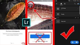 How To Use Adobe Lightroom cc Mobile App Without Lr Account 