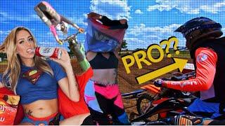 HOT MOTO CHICK(S) & C-CLASS PROS? || SUNSET RIDGE MX ||  KTM 450SX  || S1E9