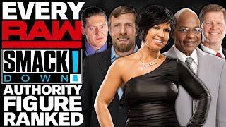 Every WWE Raw & SmackDown Authority Figure Ranked From WORST To BEST