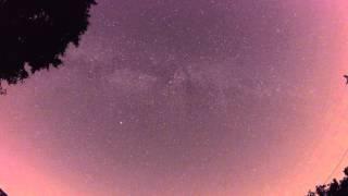 Perseid Meteor Shower, August 12, 2015 - Fast Speed Version