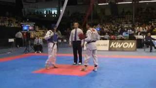 Male -58KG 2009 World Taekwondo Championships Copenhagen Jordan vs CYP R4