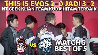 THIS IS EVOS 2-0 JADI 3-2 KARTU AS EVOS KELUAR DI GAME TERAKHIR !! UNTUK GEEK KALIAN TTP THE BEST !!