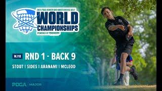 2023 PDGA JUNIOR DISC GOLF WORLD CHAMPIONSHIPS | MJ18 R1B9 | Stout, Sides, Aranami, McLeod